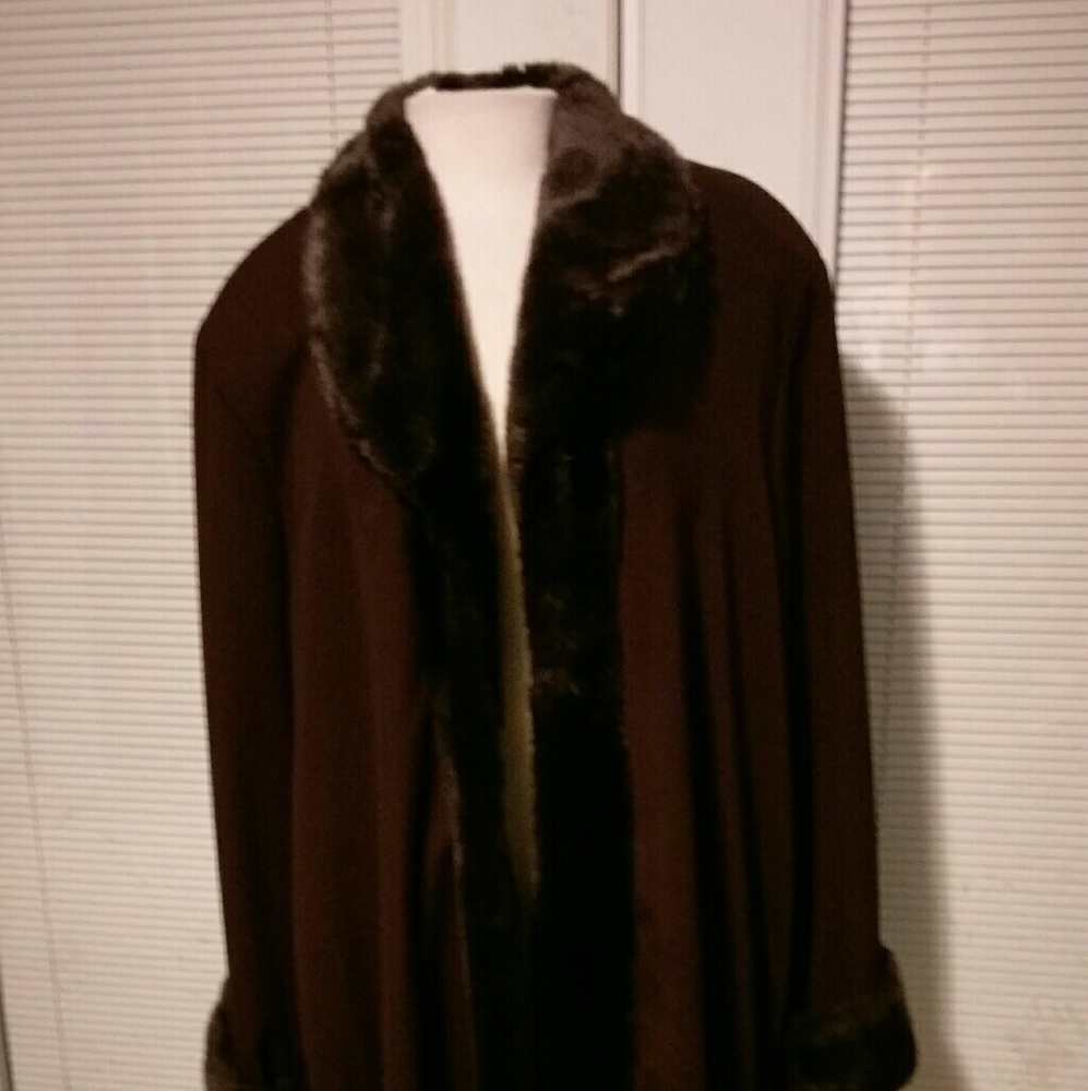 Brown coat